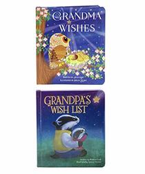 2 Pack Padded Board Books: Grandma Wishes and Grandpa's Wish List (Love You Always)