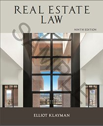 Real Estate Law (REAL ESTATE LAW (KARP, JAMES))