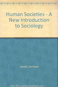 Human Societies - An Introduction to Macrosociology