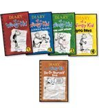 Diary of a Wimpy Kid Complete 5-Book Set: Diary of a Wimpy Kid, Rodrick Rules, The Last Straw, Dog Days, and Do-It-Yourself Book