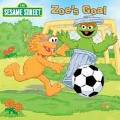 Sesame Street Zoe's Goal Sports Squeakers Board Book