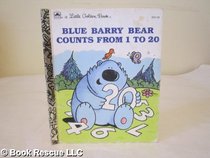 Blue Barry Bear Counts from 1 to 20