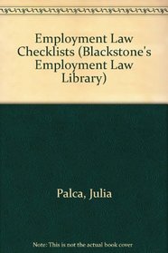 Employment Law Checklists, 1993 (Blackstone's Employment Law Library)