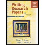 Writing Research Papers: A Complete Guide, MLA Update, 10th Edition