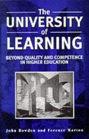 The University of Learning : Beyond Quality and Competence