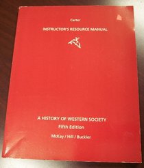 Instructor's manual [for] A history of Western society