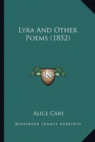 Lyra And Other Poems (1852)