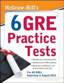 McGraw-Hill's 6 GRE Practice Tests