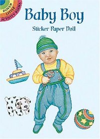 Baby Boy Sticker Paper Doll (Dover Little Activity Books)