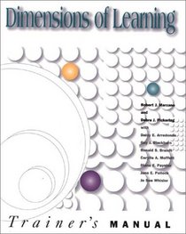 Dimensions of Learning Trainer's Manual, 2nd edition