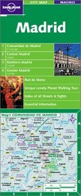 Lonely Planet Madrid: City Map (City Maps)
