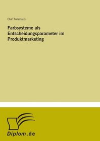 Farbsysteme als Entscheidungsparameter im Produktmarketing (German Edition)