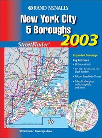 Rand Mcnally 2003 New York City 5 Boroughs: Streetfinder (Rand McNally Streetfinder)