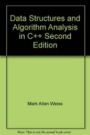 Data Structures and Algorithm Analysis in C++ Second Edition