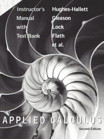 Instructor's Manual with Test Bank (Applied Calculus)