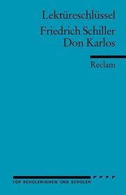 Don Karlos (Don Carlos). Lektreschlssel