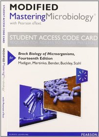 MasteringMicrobiology with Pearson eText -- Standalone Access Card -- for Brock Biology of Microorganisms (14th Edition)