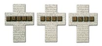 Faith, Hope, and Love Small Resin Cross Gift Set