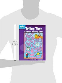 BOOST Telling Time Coloring Activity Book (BOOST Educational Series)