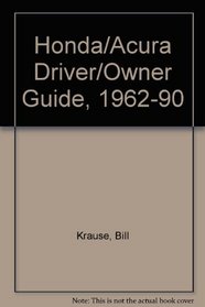 Honda/Acura Driver/Owner Guide, 1962-1990