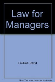 Law for Managers
