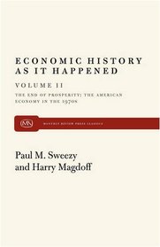 The End of Prosperity: The American Economy in the 1970's