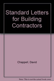 Standard Letters for Building Contractors