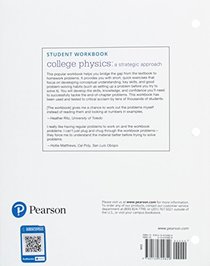 Student Workbook for College Physics: A Strategic Approach Volume 1 (Chs 1-16)