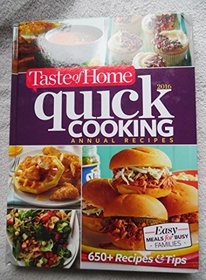 Taste of Home Quick Cooking 2016 Annual Recipes