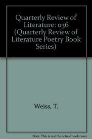 Quarterly Review of Literature (Quarterly Review of Literature Poetry Book Series)