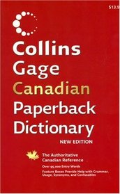 Collins Gage Canadian Paperback Dictionary New Edition