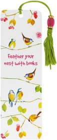 Watercolor Birds Beaded Bookmark