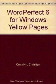 Wordperfect 6 for Windows Roadmap