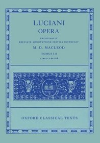 Opera: Volume III:  Books XLIV-LXVIII (Oxford Classical Texts)