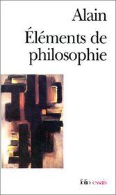 Elements De Philosophie (French Edition)