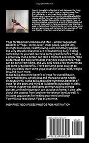 Yoga for Beginners  Women and Men - simple Yoga poses: Benefits of Yoga - stress relief, inner peace, weight loss, strenghten muscles, healthy living, calm mind