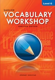 Vocabulary Workshop Enriched Edition Level G Grade 12