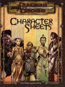 Character Sheets (Dungeons  Dragons Accessory)