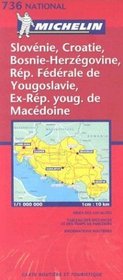 Michelin Slovenia, Croatia, Bosnie-Herzegovina, Rfederal Republic of Yugoslavia, Former Yug. Rep. of Macedonia (Michelin Maps)