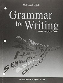 Grammar for Writing Workbook Answer Key Grade 7