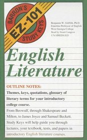 Barron's Ez 101 Study Keys: English Literature (Barron's EZ-101 Study Keys (Audio)) [UNABRIDGED] (Barron's Ez-101 Study Keys)