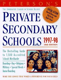 Peterson's Private Secondary Schools 1997-98 (Private Secondary Schools)