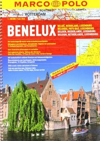 Belgium/Netherlands/Luxembourg Marco Polo Atlas (Marco Polo Atlases (Multilingual)) (English, French, German and Italian Edition)