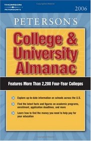 College and University Almanac 2006 (Peterson's College and University Almanac)