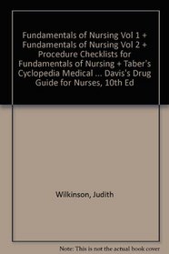 Fundamentals of Nursing Vol 1 + Fundamentals of Nursing Vol 2 + Procedure Checklists for Fundamentals of Nursing + Taber's Cyclopedia Medical Dictionary, ... Davis's Drug Guide for Nurses, 10th Ed