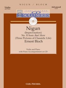 Nigun # 2 from Baal Shem - Advanced - Violin  & Piano - BK/CD
