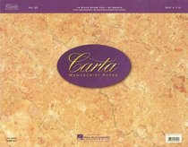 No. 25: Carta Score Paper (Carta Manuscript Paper)