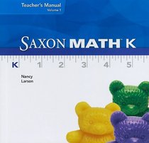 Saxon Math K, Volume 1