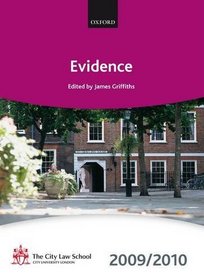 Evidence 2009-2010: 2009 Edition (Bar Manuals)