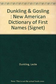 Dictionary of First Names, The New American (Signet)